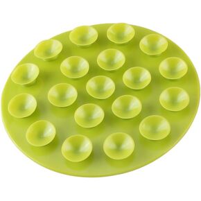 Tableware Sucker,Baby Kids Magic Suction Mat Portable Double-Sided Suckers Anti-Slip Plate Bowl Cutlery Placemat(green)