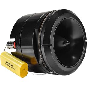 PRV Motorcycle Bullet Tweeter 2.75" Short Horn 140 Watts 4 Ohm MT2.7TWB-4 Neodymium Magnet High Output SPL Competition - Flush Mount Compact Design - Moto Series (Single)
