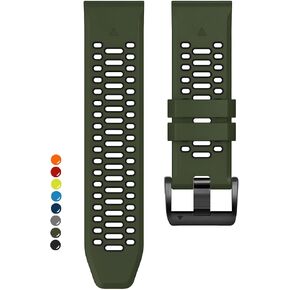 22mm Quickfit Watch Band for Garmin Fenix 5 6 7 Pro Solar Forerunner 935 745 965 955, 22 Breathable Wristband Strap
