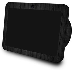 Skin Compatible with Amazon Echo Show 8 (3rd Gen, 2023) - Black Wood - Premium 3M Vinyl Protective Wrap Decal Cover - Easy to Apply | Crafted in The USA by MightySkins