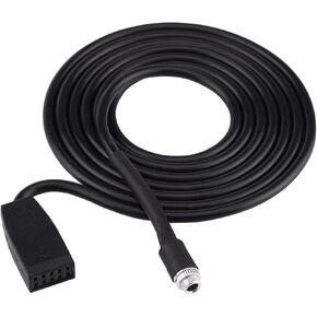 KIMISS Gear E46 Aux Adapter, 3.5mm Female Jack Car Aux Adapter Cable for E46 Coupe Sedan