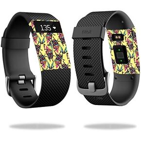 MightySkins Skin Compatible with Fitbit Charge HR Cover Skins Sticker Watch Electric Cicada