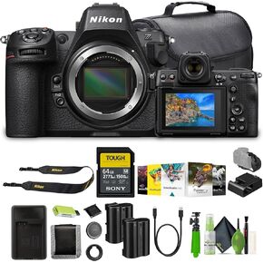 Nikon Z8 Professional Full Frame Mirrorless 8K Video & Stills Hybrid FX Camera + EN-EL15C Battery + 64GB SF-M Tough Series Memory Card+ Photo Editing Software + More
