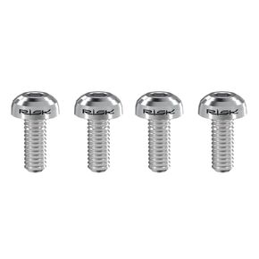 Low Profile Titanium Bolts for Bike Water Bottle Cages, M5X12 (Oil Slick, 4-Pack)
