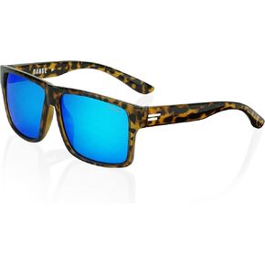 TOROE Square RANGE Tortoise Frame Polarized Sunglasses C3 Polycarbonate Anti Reflective, Water Repellent Lenses