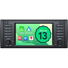 Eonon Android 13 Wireless CarPlay Android Auto Car Stereo Compatible with BMW 5 Series 1995-2002 (E39), 7 Inch Touchscreen Car Radio with Bluetooth, AM/FM, SWC, GPS Navigation, WiFi, 2+32G - E39A13