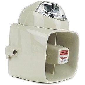 AMSECO POTTER SSX52SC SIREN AND STROBE COMBINATION - CLEAR