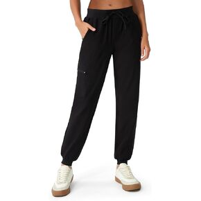 Scrubs for Women, Stretchy Yoga Pants with 5 Pockets, Cargo Jogger Scrub Pants for Women