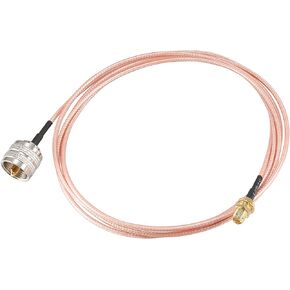uxcell SMA Female Bulkhead to UHF PL-259 Male RG316 RF Coaxial Coax Cable 6 Ft