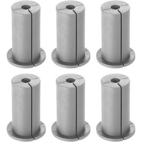 6pcs Cable Routing Kit for Starlink, Silicone Cable Pass Through Bushings for 1 Inch Wall Hole Cable Wall Wire Cord Grommet Cable Mounting Accessories for Starlink Ethernet Cable(Black)
