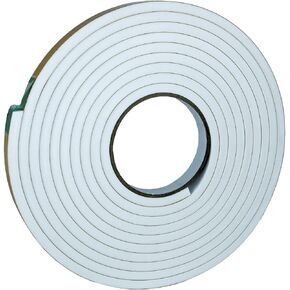19/32" x 16ft Foam Insulation Tape, Weather Stripping Door Seal Strip for Doors and Windows, Sound Proof Door Seal, Weatherstrip, Air Conditioning Seal Strip, Based in USA (Black, 15mm x 5mt)