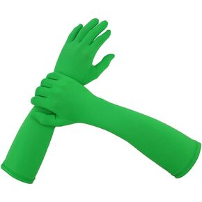 Aniler Chromakey Gloves Green Chroma Key Mask Hood Invisible Effects Background Chroma Keying Green Gloves Mask