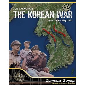CPS Compass Games CPS: The Korean War: June 1950 - May 1951, Designer Signature Edition Board Game