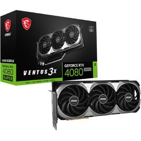 بطاقة رسومات MSI GeForce RTX 4080 Super 16GB Ventus 3X OC - 16 جيجابايت GDDR6X (23 جيجابت في الثانية / 256 بت)، مراوح PCIe 4.0-3 x TORX 4.0 - HDMI 2.1a، DisplayPort 1.4a in Kuwait