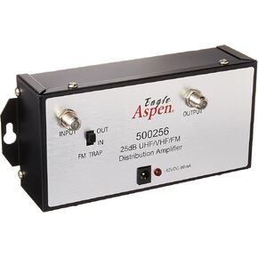 Eagle EASDISTAMP25GX 500256 Distamp 25GX 25dB Distribution Amplifier,SILVER