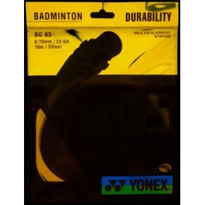 Yonex BG-65 Badminton String, Color Option