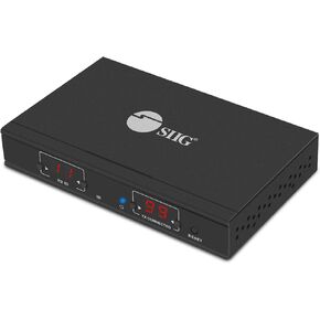 SIIG 1080p HDMI Extender Balun Over IP Ethernet, 394ft, Receiver Unit (RX) only, Many to Many, Matrix Configurable over CAT5e/ CAT6, Expandable up to 256 Units (CE-H23C11-S2)