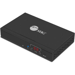 SIIG 1080p HDMI Extender Balun Over IP Ethernet, 394ft, Transmitter Unit (TX) only, Many to Many, Matrix Configurable over CAT5e/ CAT6 (CE-H23B11-S2)