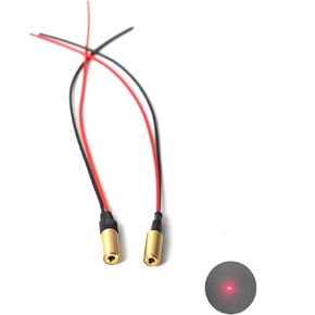 650nm red light laser module industrial laser module adjustable focal length (line-2packs)