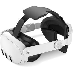 Head Strap Accessories Compatible with Oculus Meta Quest 3, Replacement Elite Strap for Enhanced Support and Comfort in VR, Included Lens Protector Cover