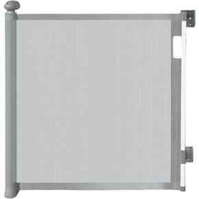 Baby Gate Retractable Gates for Stairs, Wide Pet Gate 33" Tall, Extends to71 Wide, Mesh Dog Gate for The House, Long Child Safety Gates for Stairs, Hallways, Indoor/Outdoor, Cat Gate (White)