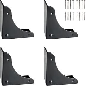 4PCS Metal Box Corner Guard, Zinc Alloy Edge Safety Protector,Metal Corner Decorative Protector for Cabinet Furniture Table Jewelry Box Case (Bronze)