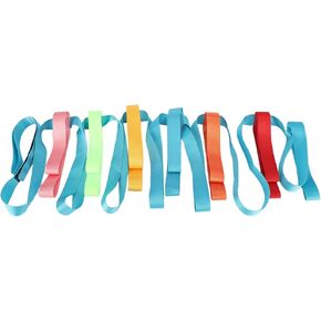 Safety Walking Rope, Toddlers Outdoor Walk Line Colorful Handles 12 Children 2 Teachers Short Detachable Transition Wrist Leashes Guides Preschool Nursery Daycare Teacher Schools Kids Kindergarten