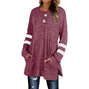 XIEERDUO Women‘s Sweatshirts Casual Tunic Tops Long Sleeve Shirts Oversized With Pockets in Kuwait