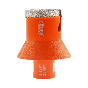 BGTEC Diamond Core Drill Bits-Chamfer Bit, 1-3/8"(35mm) x 5/8"-11 Thread for Drilling Holes Chamfering Enlarging Grinding Trimming Porcelain Tile Granite Marble Stone