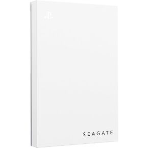 Seagate Game Drive PS4/PS5, 5TB, Portable External Hard Drive, 2.5 Inch, USB 3.0, White, LED Blue, Plug and Play, Model No.: STLV5000200