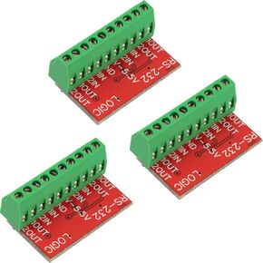 3pcs for MAX3232 Transceiver Convert Breakout Board Mini RS232 Adapter 3v-5v TTL 3.3V Support