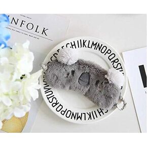 Christmas Plush Eye Sleep Mask Elk Silk Eye Cover Sleeping Soft Plush Blindfold Mask Eye Shade Christmas Gift for Women Sleeping Nap