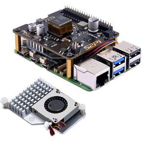 قبعة GeeekPi P30 PoE+ لـ Raspberry Pi 5، مع مبرد Pi 5 النشط الرسمي in Kuwait