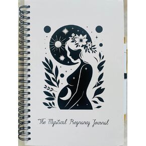 The Mystical Pregnancy Journal & Memory Book - Positive Affirmations Hardcover Pregnancy Book, Pregnancy Planner, Pregnancy Journals for Moms, Baby Memory Book, Gifts for Expecting Mothers