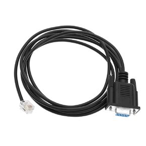 DB9 Serial RS232 to RJ11 RJ12 6P6C Adapter Cable Compatible with Sevo Drive Compatible with Leadshine Stepper Communication for APC PDU 940-0144A Cable Length 1.8M