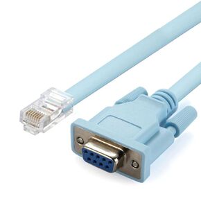 RIIPOO DB9 to RJ45 Console Cable Management Serial Adapter Compatible with Cisco Routers Switches Firewalls - 6Ft