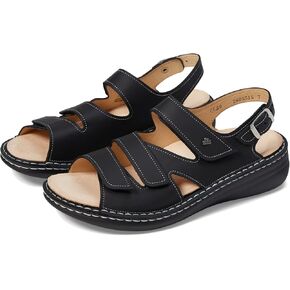 Finn Comfort Praia Black Sirio EU 42 (US Women's 11.5-12) Medium