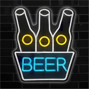 LIFE IS GOOD Neon Signs for bar Wall Decor Cocktail Neon Lights flamingo Neon Lights for Home Bedroom Party Decorative Led Signs. (for good)
