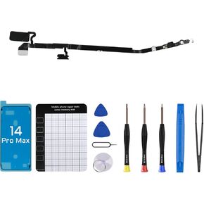 for iPhone 14 PRO MAX Bluetooth WiFi Antenna Signal Replacement for iPhone 14PROMAX 6.7" Bluetooth Connection Flex Cable Part with Repair Tool Tweezers Fix Kit A2651 A2893 A2894 A2895 A2896