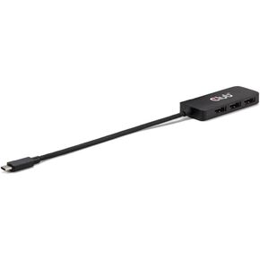 Club 3D CSV-1553 USB Type C(DP Alt-Mode 2.1) to DisplayPort Triple Monitor 4K60Hz M/F MST hub