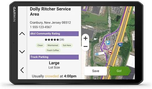 Garmin Dezl OTR820 GPS Truck Navigator شاشة لمس 8 بوصة، ملاحة GPS تجارية لحزمة سائق نصف شاحنة مع بطاقة ذاكرة SD سعة 32 جيجابايت + مجموعة تنظيف LCD + المزيد من الملحقات in Saudi Arabia