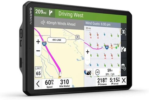 Garmin Dezl OTR820 GPS Truck Navigator شاشة لمس 8 بوصة، ملاحة GPS تجارية لحزمة سائق نصف شاحنة مع بطاقة ذاكرة SD سعة 32 جيجابايت + مجموعة تنظيف LCD + المزيد من الملحقات in Saudi Arabia