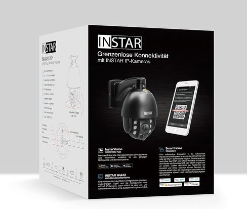 INSTAR IN-9420 2K+ Black - LAN/PoE/WLAN Surveillance Camera with AI - IP Camera - PIR - controllable PTZ - for Indoor and Outdoor use - Audio - HomeKit - MQTT in Saudi Arabia