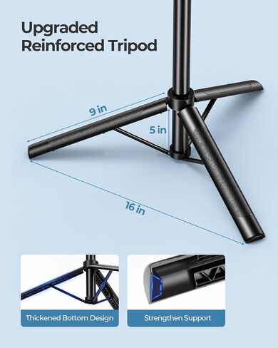 69" Phone Tripod, Tripod for iPhone & Portable Selfie Stick Tripod with Remote, Phone Tripod Stand for Video Recording, Travel Tripod for Cell Phone Tripod Compatible with iOS and Android in Saudi Arabia