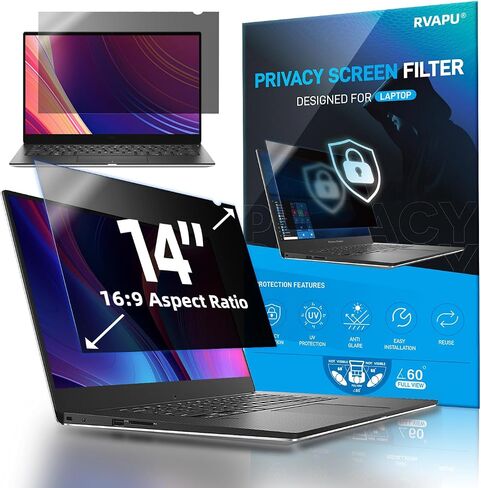 15.6″ Laptop Privacy Screen 16:9 Universal Monitor Filter for Laptop Removable Anti Glare Protector Blue Light Protection Shield for Lenovo HP Dell Acer Asus Thinkpad Envy Xps in Saudi Arabia