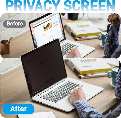 15.6″ Laptop Privacy Screen 16:9 Universal Monitor Filter for Laptop Removable Anti Glare Protector Blue Light Protection Shield for Lenovo HP Dell Acer Asus Thinkpad Envy Xps in Saudi Arabia