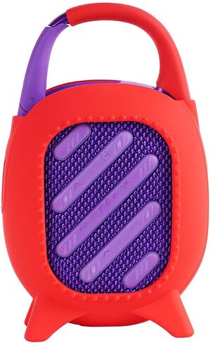 for JBL Clip 5 Portable Bluetooth Speaker Silicone Cover Case, Protective Silicone Case for JBL Clip 5 Portable Bluetooth Speaker Accessories(Red) in Saudi Arabia