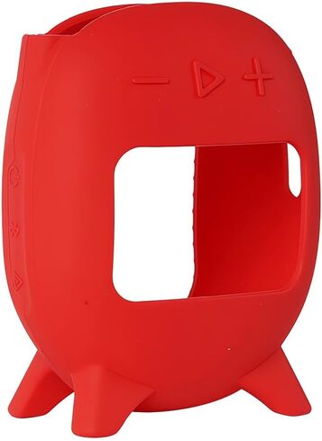 for JBL Clip 5 Portable Bluetooth Speaker Silicone Cover Case, Protective Silicone Case for JBL Clip 5 Portable Bluetooth Speaker Accessories(Red) in Saudi Arabia