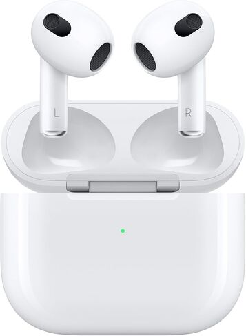 Apple AirPods (الجيل الثالث) EarPods مع علبة شحن MagSafe وضمان محدود لمدة عام من Apple (علبة شحن Lightning) in Kuwait