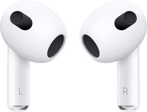 Apple AirPods (الجيل الثالث) EarPods مع علبة شحن MagSafe وضمان محدود لمدة عام من Apple (علبة شحن Lightning) in Kuwait